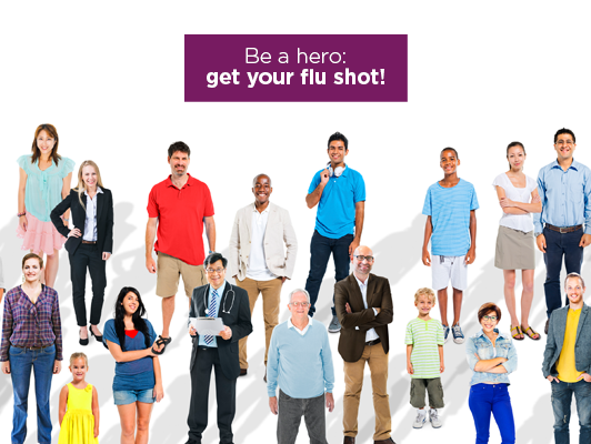 Be a hero: get your flu shot! | UPMC Health Plan