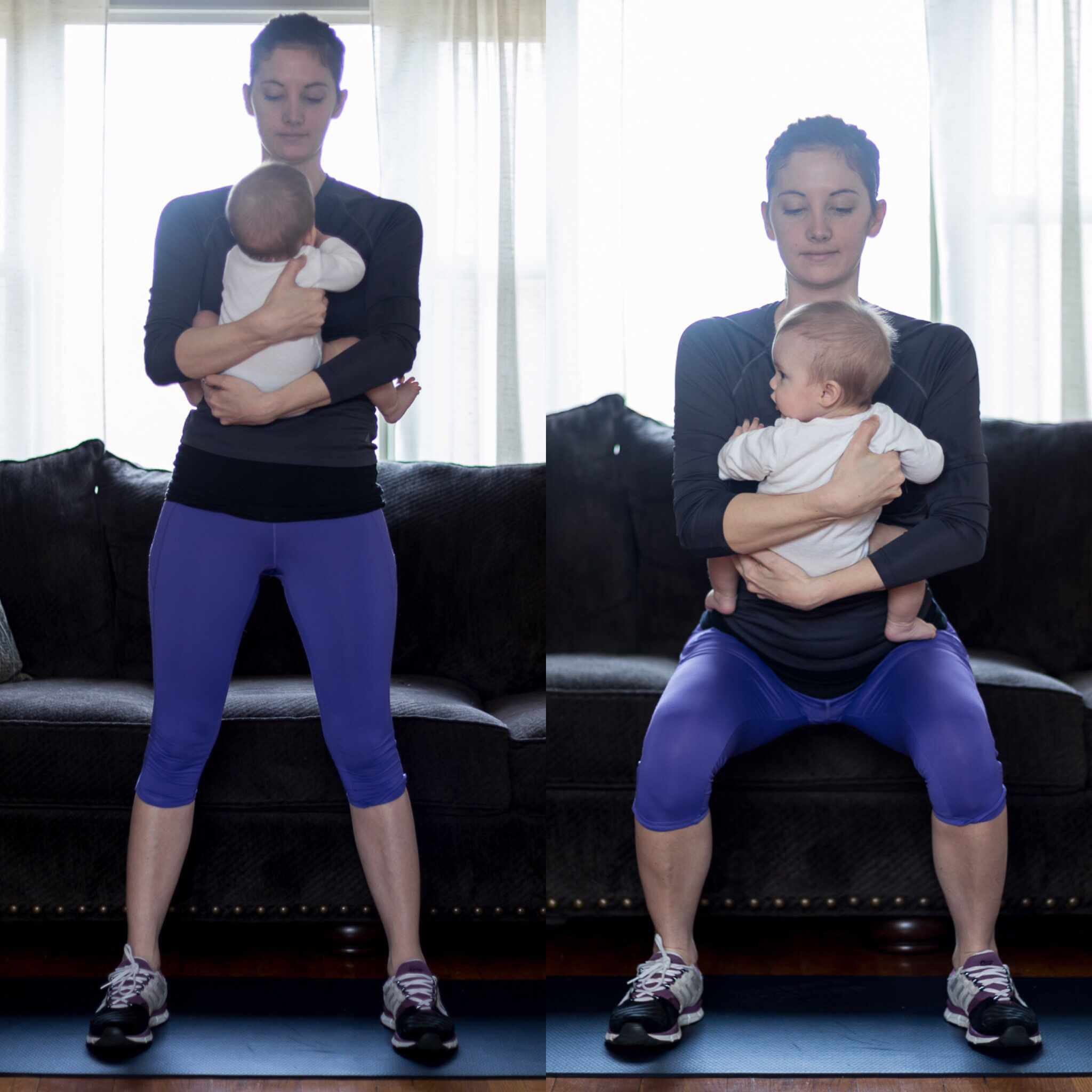 Exercising with your baby- Squats | UPMC Health Plan